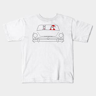 Sunbeam Alpine classic British sports car Christmas special edition Kids T-Shirt